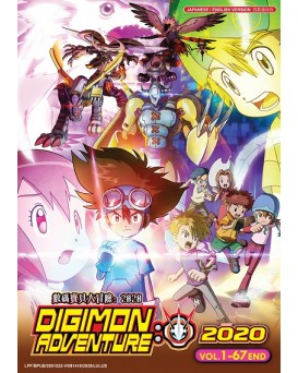 ENG DUB * DIGIMON ADVENTURE : 2020 VOL.1-67 END